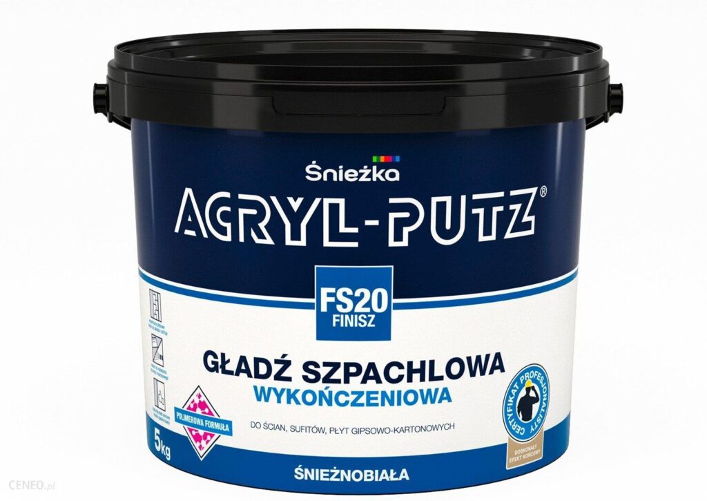 Śnieżka ACRYL PUTz FINISH wykończeniowa masa szpachlowa 5Kg Perfect