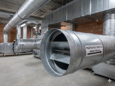 Przepustnica zwrotna – skuteczny sposób na kontrolę kierunku przepływu powietrza